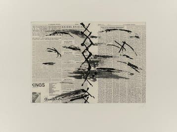 Antoni Tapies (1923-2012) - Papier Journal