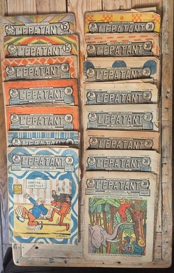 LÉpatant (journal) - 15 Tijdschriften - Eerste druk -, Boeken, Nieuw