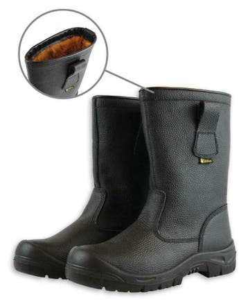 Offshore/Bouw laars gevoerd zwart Klasse S3 ON Hoog, Verzenden, Nieuw, Zwart, Werkschoenen