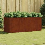 vidaXL Plantenbak verhoogd 200x80x80 cm cortenstaal, 100 cm of meer, Verzenden, Nieuw, Metaal