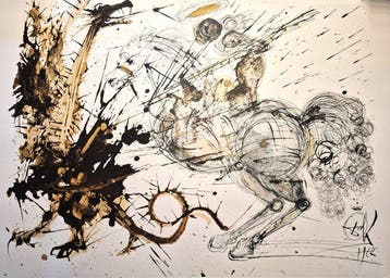 Salvador Dali (1904-1989) - Saint-Georges et le Dragon