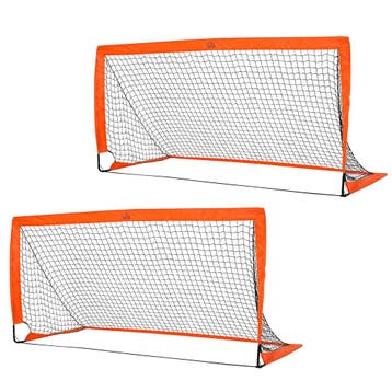 TRUUSK Voetbaldoelen Set - Opvouwbaar Metaal - Oxford-stof -, Verzenden, Nieuw