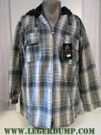 Thermo overhemd zwart/wit met fleece voering en capuchon, Ophalen of Verzenden, Nieuw