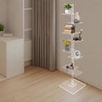 Transparante Hoekboekenkast – 9 Lagen Acryl Opbergrek Modern, Verzenden, Nieuw