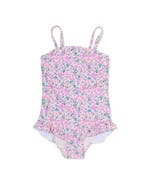 HEMA Kinderbadpak bloemen lila, Verzenden, Nieuw