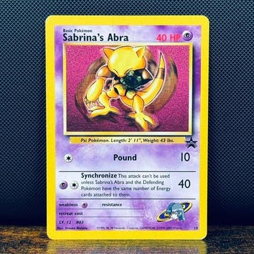 Pokémon Card - Sabrinas Abra 19 – Pokémon, Nieuw