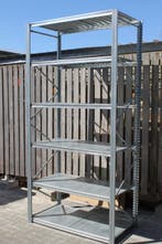 Legbord stelling 60cm diep - 6 meter 5 secties