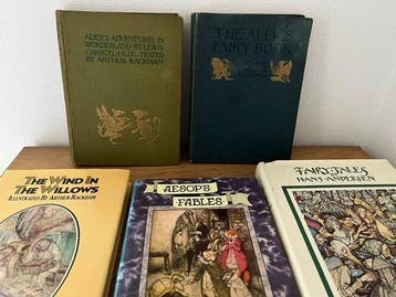 Arthur Rackham, Lewis Carroll, Kenneth Grahame a.o. - Five