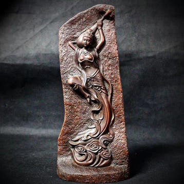 zware kleicomposiet sculptuur - 28 cm (Zonder minimumprijs)