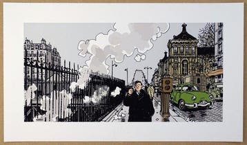 Tardi, Jacques - 1 Pigmentafdruk - Nestor Burma - 17ème, Boeken, Nieuw