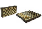 Dammen Notenhout Cassette Magnetisch 23cm - NIEUW, Hobby en Vrije tijd, Gezelschapsspellen | Bordspellen, Verzenden, Nieuw