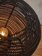 2dekans | Good&Mojo TANAMI Tafellamp 30 cm – Zwart Rotan –, Ophalen of Verzenden, Zo goed als nieuw