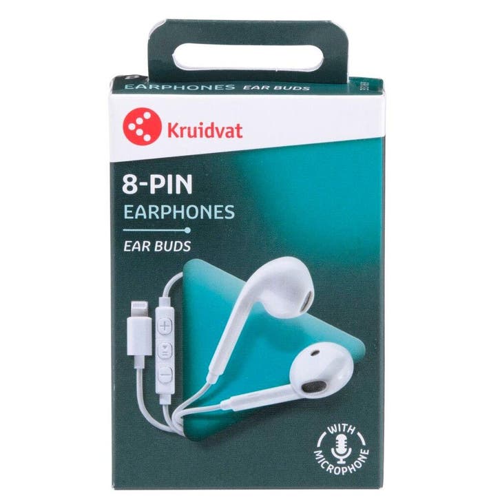 Kruidvat 8-Pin Oordopjes, Telecommunicatie, Mobiele telefoons | Toebehoren en Onderdelen, Nieuw, Verzenden