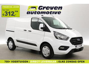 Ford Transit Custom 2.0 TDCI L1H1 | Aut. | Airco | Cruise, Automaat, Euro 6, Wit, Diesel