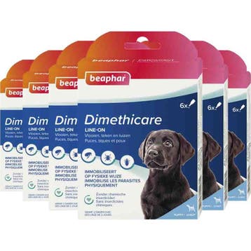 6x Beaphar DIMETHIcare Line-On Puppy 6 stuks (Hondenvoer), Dieren en Toebehoren, Verzenden, Hond