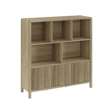 Dressoir Lukkodso eikenkleurig middellicht 103x80x28 cm [en., Huis en Inrichting, Kasten | Dressoirs, Verzenden, Nieuw