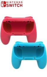Switch Joy-Con Grip Third Party Rood & Blauw - iDEAL!, Ophalen of Verzenden, Zo goed als nieuw
