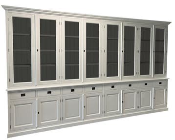 Buffetkast XXXL Dronten wit - zwart  400 x 240cm, Ophalen of Verzenden, Nieuw