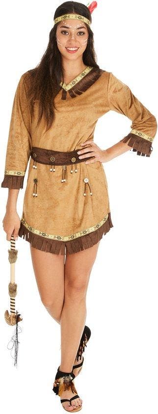 2dekans | Dressforfun vrouwenkostuum indianenvrouw Apache, Ophalen of Verzenden, Zo goed als nieuw