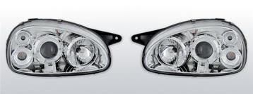 Koplampen Angel Eyes | geschikt voor Opel Corsa B 1994-2000, Verzenden, Nieuw, Opel