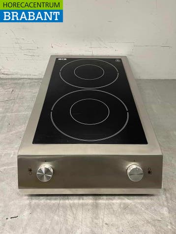 RVS Inductie fornuis dubbele kookplaat 7 kW 400V Horeca, Ophalen of Verzenden, Nieuw in verpakking