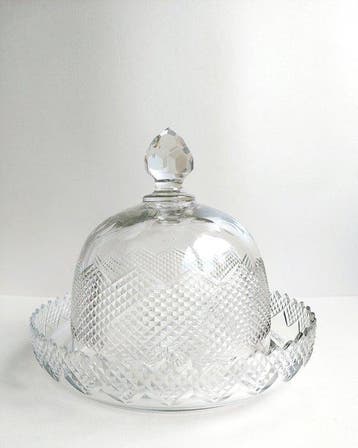 Stolp (2) - Glas - 1850-1900, 1900-1920 - Kaasstolp en