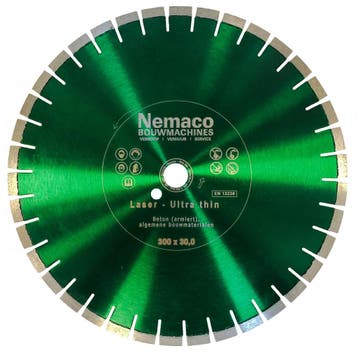 Nemaco diamantzaagblad universeel extra dun 300 x 30 mm, Ophalen of Verzenden, Overige typen