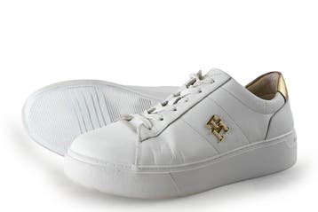 Tommy Hilfiger Sneakers in maat 40 Wit, Verzenden, Wit, Tommy Hilfiger, Sneakers of Gympen