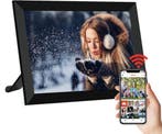 Digitale Fotolijst 10.1 inch WiFi – Frameo App en IPS Scherm, Audio, Tv en Foto, Fotografie | Digitale fotolijsten, Nieuw, 2 GB of meer