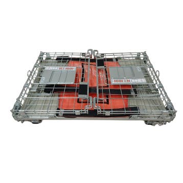 Sufilog Maxi Draadcontainer, 122x80x82 cm, Metaal, Oranje, Ophalen of Verzenden