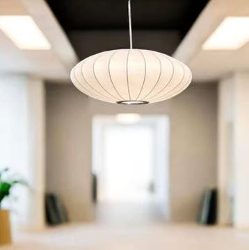 Moderne Zijden Hanglamp – Creatieve Plafondlamp Woonkamer, Verzenden, Nieuw