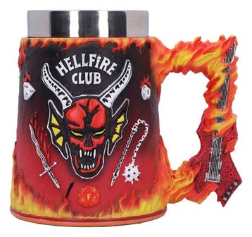 Stranger Things Tankard Hellfire Club, Ophalen of Verzenden, Nieuw, Film, Gebruiksvoorwerp
