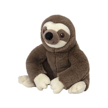 Pluche luiaard knuffel - zacht - 21 cm - knuffeldier, Verzenden, Nieuw
