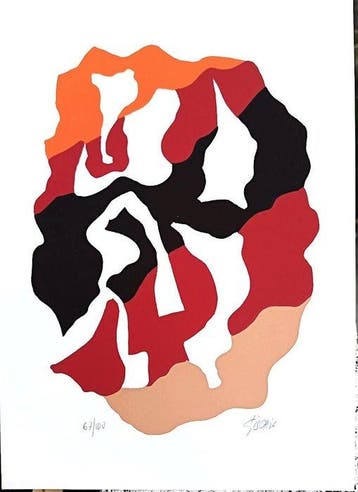 Leon Gischia (1903-1991) - Composizione, Antiek en Kunst