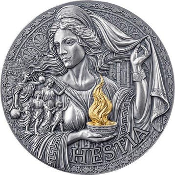 Kameroen. 3000 Francs 2025 The Great Greek Mythology Hestia