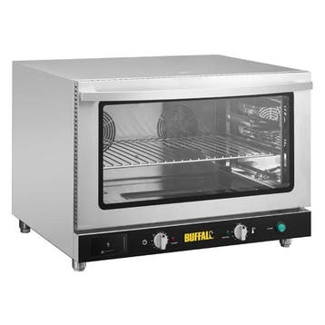 Heteluchtoven met stoom | RVS & glas | 110L | 55,8(h) x 6..., Verzenden, Nieuw in verpakking
