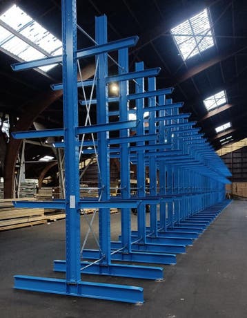 Draagarmstelling NIEUW 5,5 m hoog, 6 niveaus 1,2 m diep, Ophalen of Verzenden