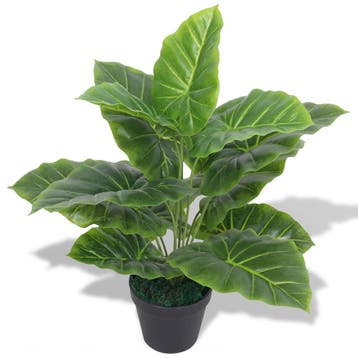 vidaXL Kunst taro plant met pot 45 cm groen, Huis en Inrichting, Verzenden, Nieuw
