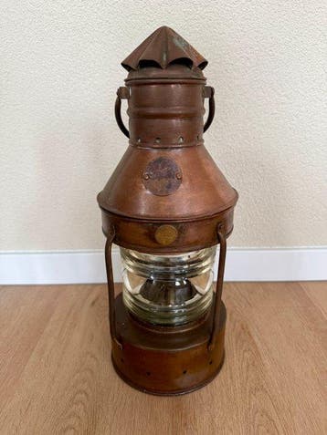Anchor lamp - Koper, Messing, Glas