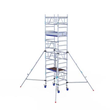 Rolsteiger ONE Tower 75x120 5,2 meter werkhoogte, Doe-het-zelf en Verbouw, Verzenden, Nieuw, Rolsteiger of Kamersteiger, 5 meter of hoger