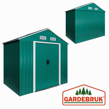 Tuinhuis Groen Metaal 200x125x180cm (Voor in Huis), Verzenden, Nieuw