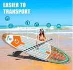 Opblaasbaar SUP board 335 cm met kajak zitje set, Verzenden, Nieuw