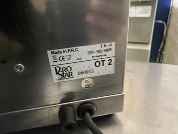 Pro star Double Toaster Oven,, Zakelijke goederen, Horeca | Keukenapparatuur, Ophalen of Verzenden, Gebruikt
