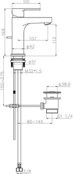 Badkamerkraan - Wastafelkraan - Fonteinkraan - Toiletkraan -, Verzenden, Zo goed als nieuw