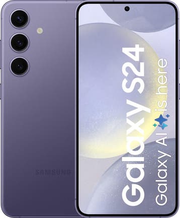 (Ex demo) Samsung Galaxy S24 5G 128GB (model 2024) paars +, Ophalen of Verzenden, Nieuw