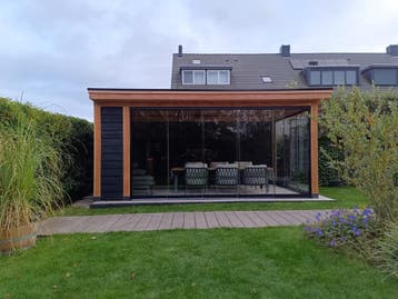 Maatwerk douglas overkappingen en verandas, Nieuw, Veranda