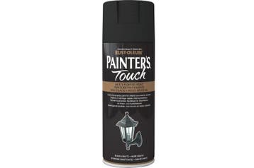 Rust oleum painters touch mat, 400 ml, zwart, spuitbus, Verzenden, Nieuw