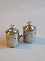 Chrismale - Zilver - 1850-1900 - Dubbel chrismatorium