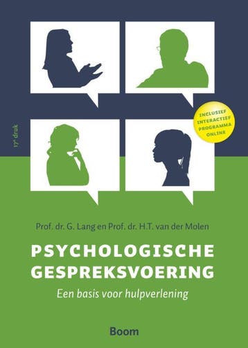 Psychologische gespreksvoering 9789024402021, Zo goed als nieuw