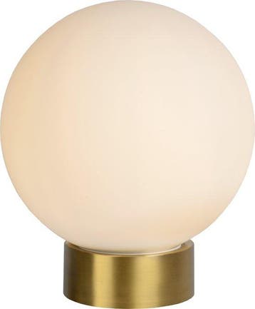 Lucide JORIT - Tafellamp - Ø 25 cm - 1xE27 - Opaal, Verzenden, Zo goed als nieuw, Glas